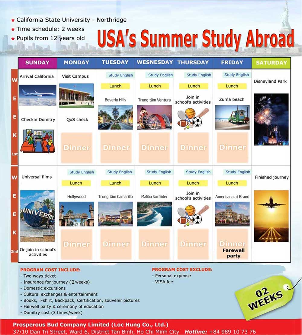 USA's Summer study abroad